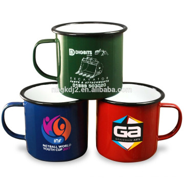 taza de esmalte de alta calidad cup16oz logo impreso para regalo promocional